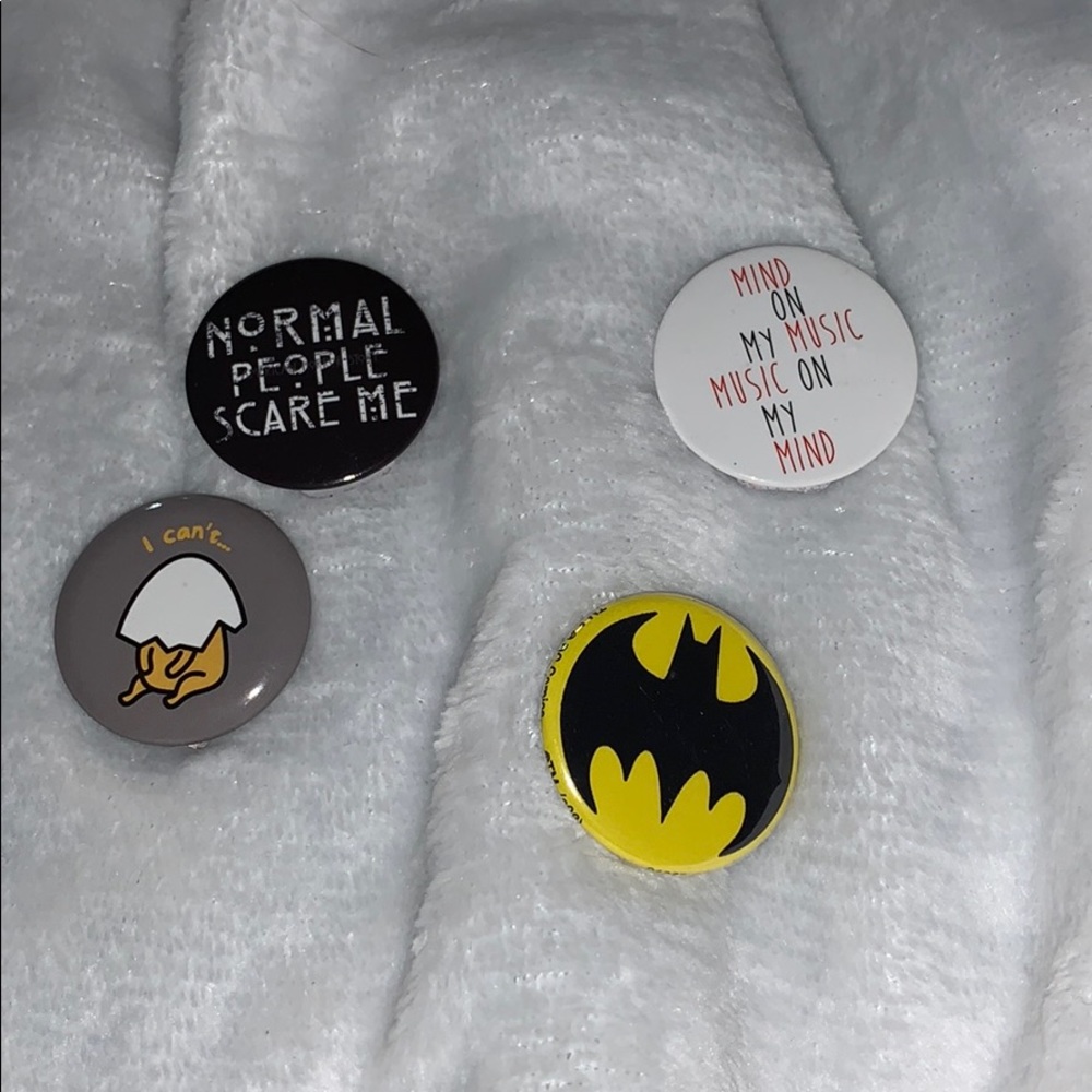 🥳FREE WITH PURCHASE🥳 Set of 4 Pins